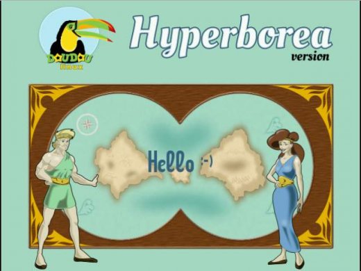 Hyperborea start screen